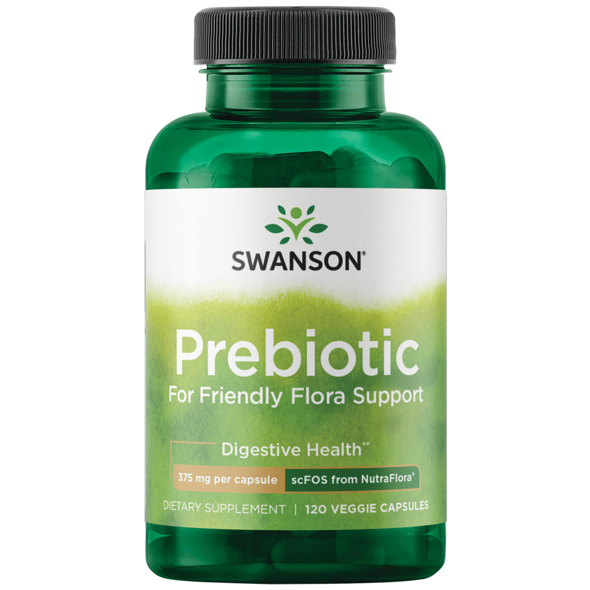 Prebiotic Capsules - Promotes Friendly Flora Support & Overall Digestive Health - Prebiotic Fiber Promoting Gut Health & Immune Health Support - (120 Veggie Capsules, 750Mg Each)