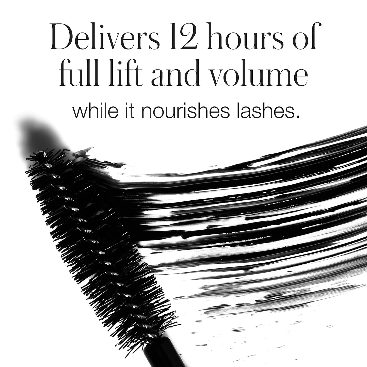 RMS Beauty Straight up Volumizing Peptide Mascara - Black Mascara, Mascara Black Volume and Length, Eye Makeup Volumius Mascara Make Up, Volumizing & Lengthening Mascara, Top & Bottom Lash Mascara