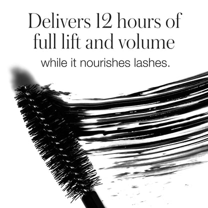 RMS Beauty Straight up Volumizing Peptide Mascara - Black Mascara, Mascara Black Volume and Length, Eye Makeup Volumius Mascara Make Up, Volumizing & Lengthening Mascara, Top & Bottom Lash Mascara