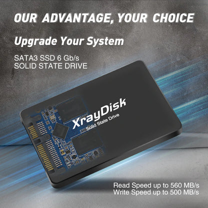 Xraydisk Sata3 Ssd 60GB 128GB 240GB 120GB 256GB 480GB 500Gb 1TB Hdd 2.5 Hard Disk Disc 2.5 " Internal Solid State Drive