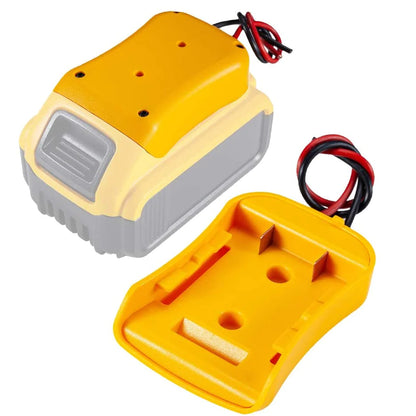 Power Connector DIY Battery Adapter Holder Dock for Dewalt 18V/20V Max Battery