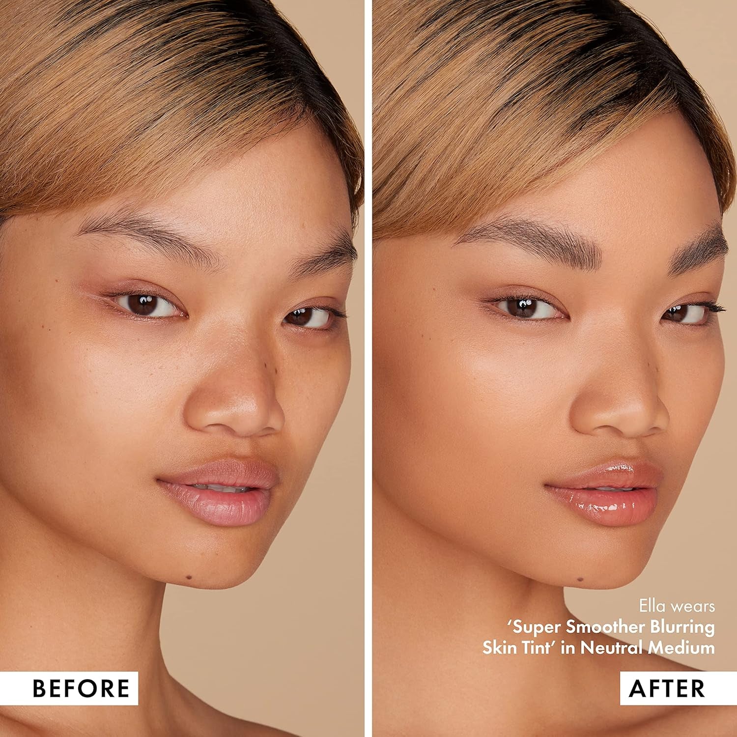 Super Smoother Blurring Skin Tint | Light to Medium Coverage, Hydrating, Ultra-Lightweight Tinted Moisturizer, Cruelty-Free, Vegan Makeup