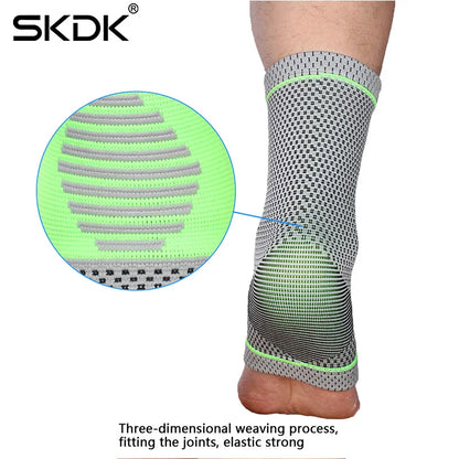 Sports Running Ankle Brace Compression Ankle Supports Pad anti Sprain Gym Football Basketball Nylon Strap Brace 1PC